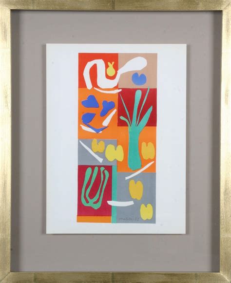 framed matisse print